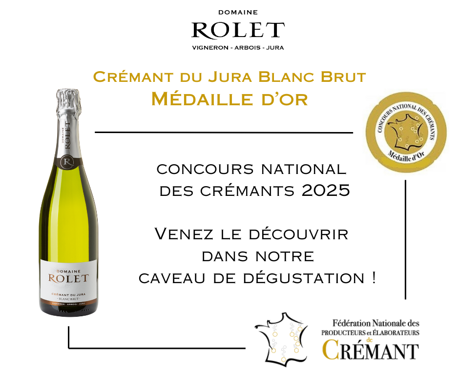Médaille d’Or au Concours National des Crémants